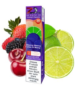 7Days Vape Einweg E-Shisha Cherry Cherry Lime & Berry 20mg/ml